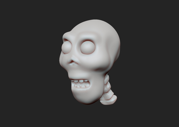 Skull Toon 3D Print 189862