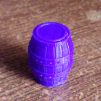 Mini Wooden Barrel - Thumbnail 1