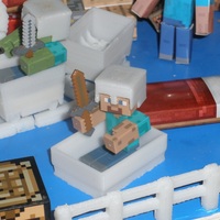 Boat from Minecraft scaled to Minecraft figures sold in stores - Thumbnail 2