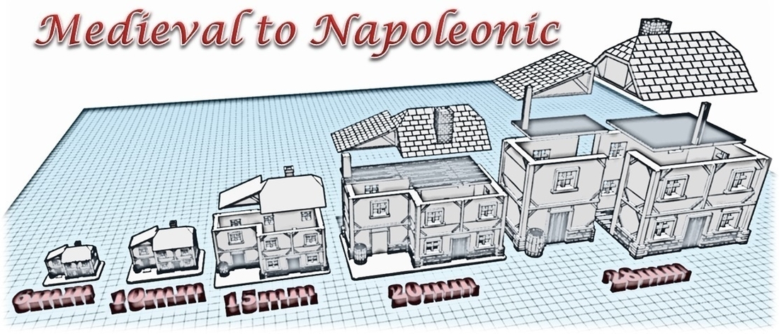 House 1 - Wargame medieval to napoleonic 3D Print 189923
