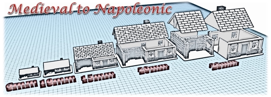 House 2 - Wargame medieval to napoleonic  3D Print 189924