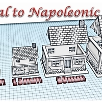 Small House 5 - Wargame medieval to napoleonic 3D Printing 189928