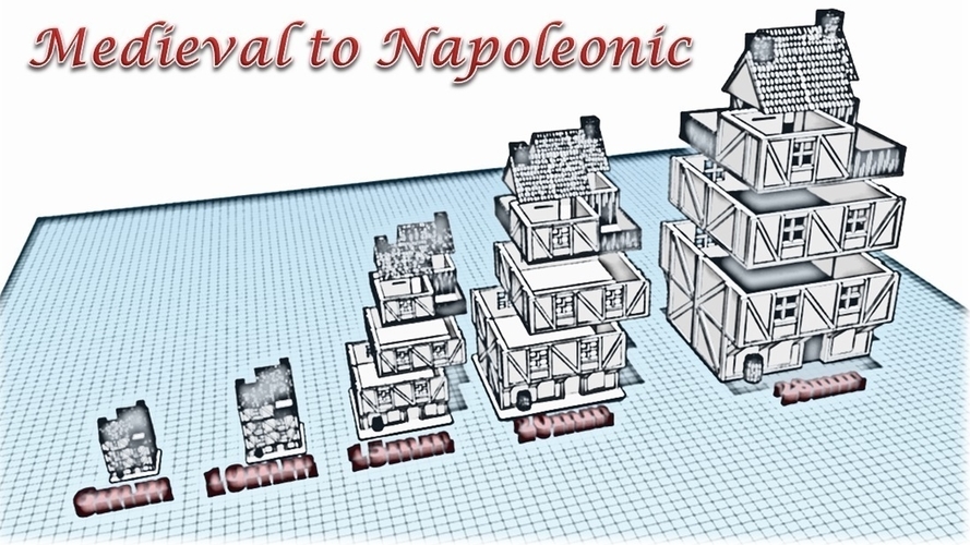 Building 2 - Wargame medieval to napoleonic 3D Print 189932