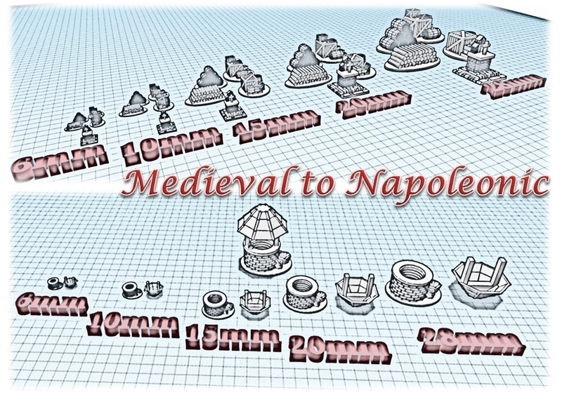 Accessories 1 - Wargame medieval to napoleonic