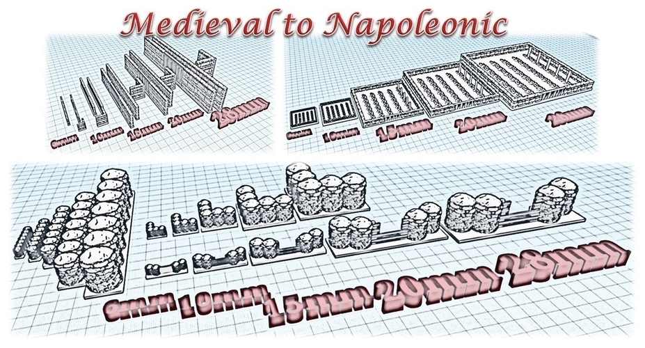 Accessories 2 - Wargame medieval to napoleonic