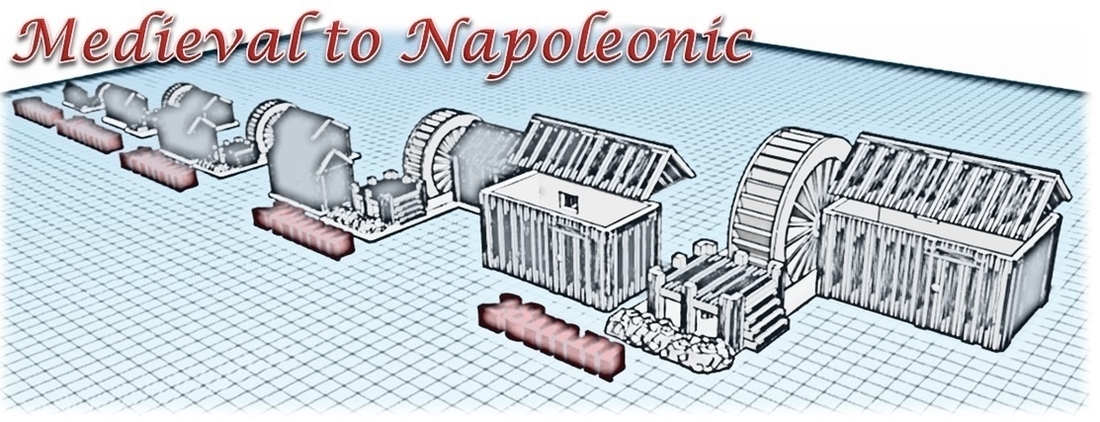 Watermill - Wargame medieval to napoleonic 3D Print 189939