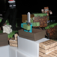 Boat from Minecraft scaled to Minecraft figures sold in stores - Thumbnail 5