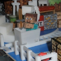 Mine cart for Minecraft toy figures - Thumbnail 2