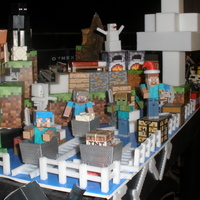 Mine cart for Minecraft toy figures - Thumbnail 3