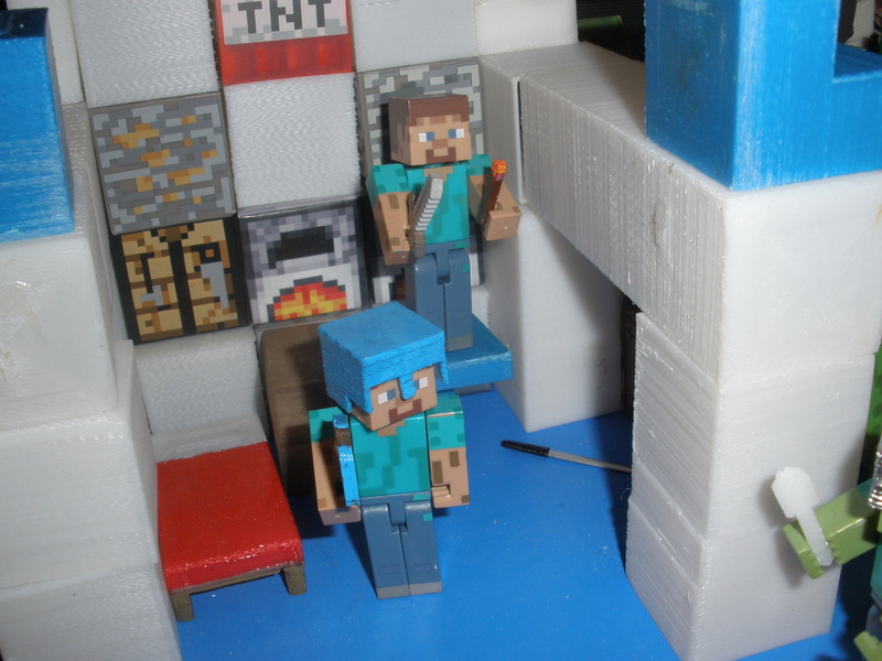 Minecraft Helmets for Minecraft Toys and Papercraft.