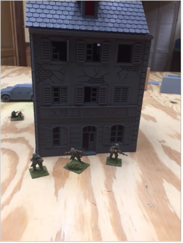 Cafe Normandie.  Perfect for Bolt Action 3D Print 190013