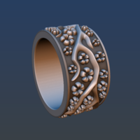 Ring with flowers - Thumbnail 5