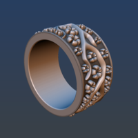 Ring with flowers - Thumbnail 6