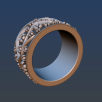 Ring with flowers - Thumbnail 8