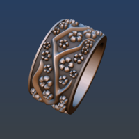 Ring with flowers - Thumbnail 9