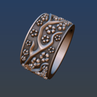 Ring with flowers - Thumbnail 11