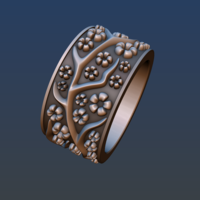 Ring with flowers - Thumbnail 13