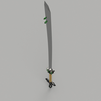 Small Master Yi's Eternal Sword from LoL 3D Printing 190271