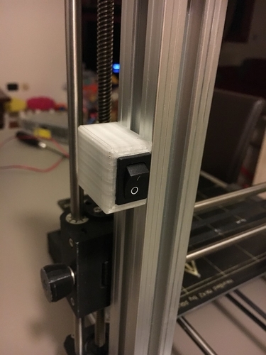 removable and positionable Switch_holder  3D Print 190409