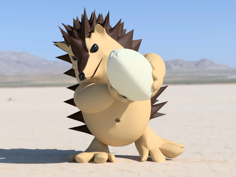 Rugby hedgehog