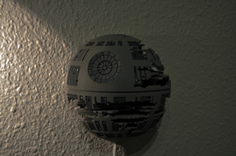 Death Star Wall Lamp (Star Wars) 3D Print 190464