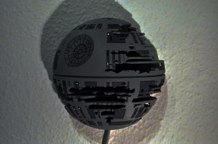 Death Star Wall Lamp (Star Wars) 3D Print 190467