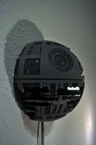 Death Star Wall Lamp (Star Wars) 3D Print 190468