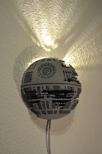 Death Star Wall Lamp (Star Wars) 3D Print 190469