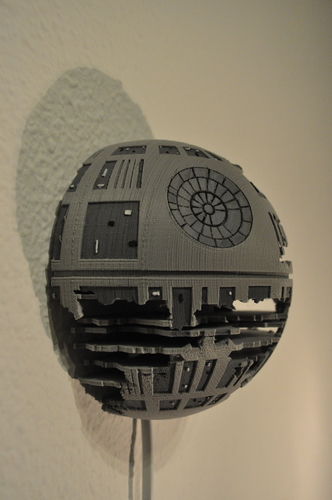 Death Star Wall Lamp (Star Wars) 3D Print 190470