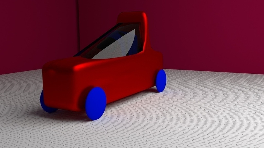 cartooney race car 3D Print 190494