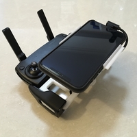 Small DJI Mavic Remote Control Support for iPhoneX 3D Printing 190612