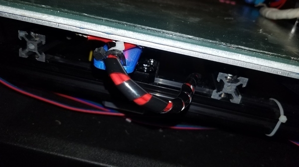 Tronxy X3S bed cable relief
