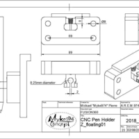 Pen Holder Floating Z by Myke974 - Thumbnail 2
