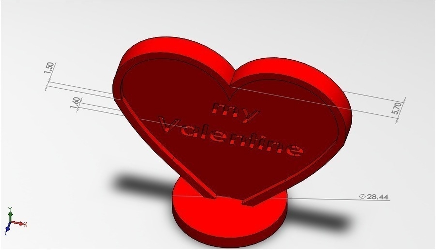 heart valentine gift 3D Print 190757
