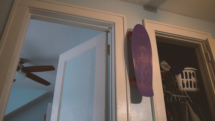 Skateboard Wall Mount 3D Print 190835