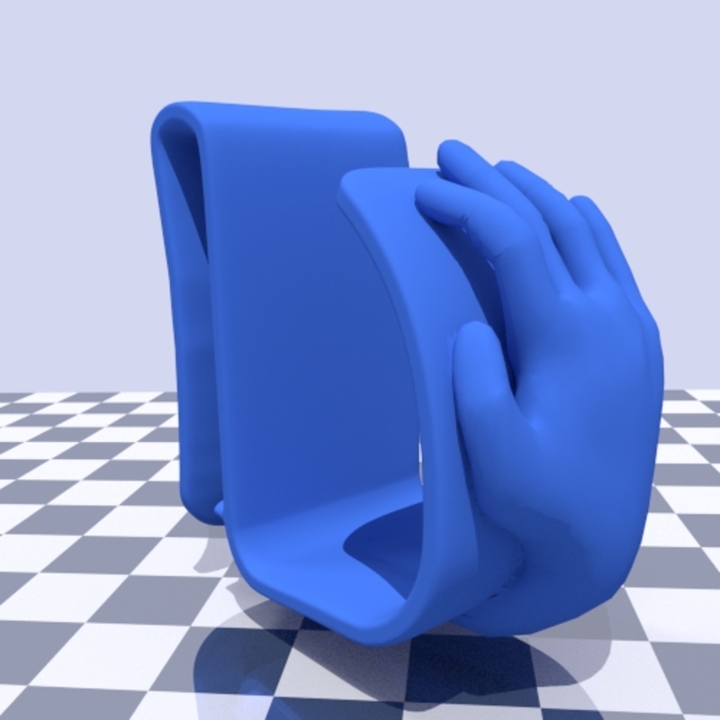 Belt Clip Headphone/ Hearing Protection Holder (Helping Hand)