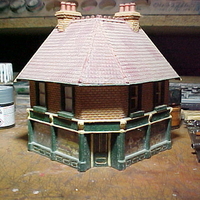 Small SCALEPRINT CORNER SHOP FRONT 00/HO SCALE 3D Printing 190889