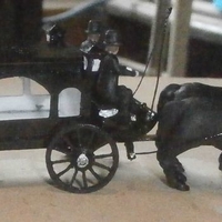 SCALEPRINT HORSE DRAWN HEARSE 00 HO SCALE - Thumbnail 3