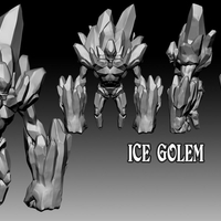 Rocket Pig Games Ice Golem - Thumbnail 2