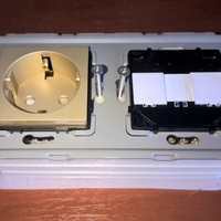 Small Box for the power socket - Подрозетник двойной 136x67x44 3D Printing 191011