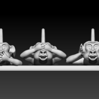 Three Monkeys - Thumbnail 3