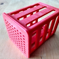 Pen/Pencil Holder - 2" x 2" x 3" - Simple Slotted Design - Thumbnail 6