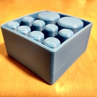 Pen/Pencil Holder - 3.5" x 3.5" x 2" Simple Block Design - Thumbnail 5