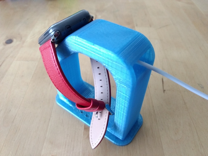Apple Watch Charging Stand - Fits 38/42mm (~4" Height) 3D Print 191215