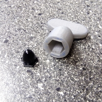 Small 6mm Propeler Nut Key v2 3D Printing 191299