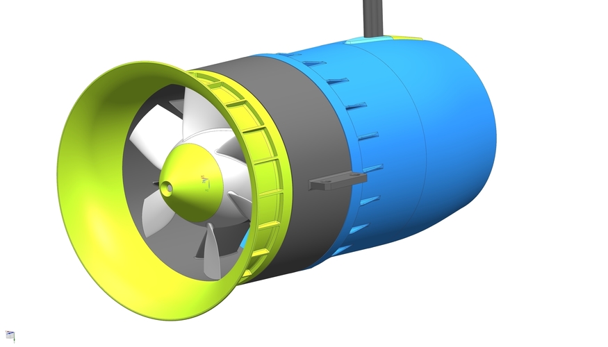 90mm EDF (Electric Ducted Fan) for FDM printing 3D Print 191339