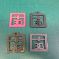 Small 3D print Badge/Keyfob 3D Printing 191340