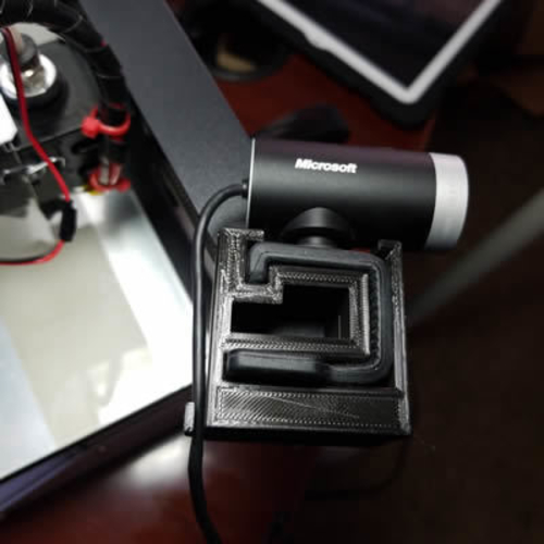 GoPro Microsoft LifeCam Mount With 1/4-20" threads 3D Print 191386