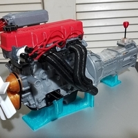 1/10 Scale working 5 speed transmission for 1/10 22RE motor - Thumbnail 2