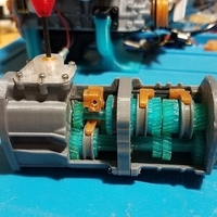 1/10 Scale working 5 speed transmission for 1/10 22RE motor - Thumbnail 6